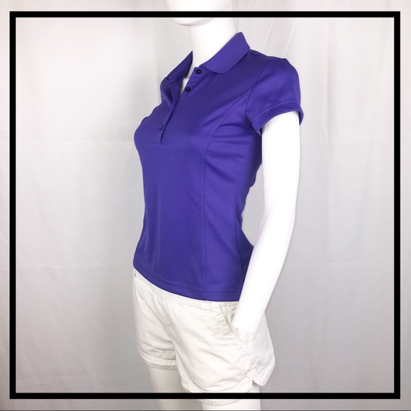 ⛳️ Adidas Brand, Climalite, Purple, Collared Shirt - Picture 6 of 7